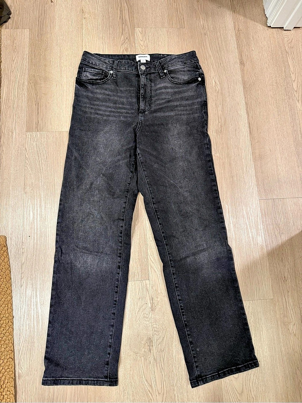Sonoma Straight Leg Jeans Black Size 8R